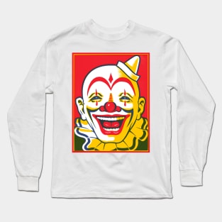 Vintage clown poster Long Sleeve T-Shirt